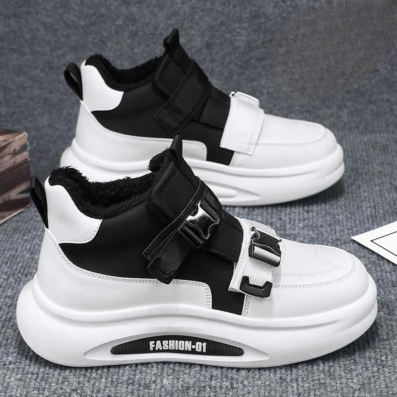 Fashion With Fur Snow Boots for Men Warm Winter Man Shoes Non Slip Low Price Footwear New Sale In Promotion Hot Selling Fashion Size 44