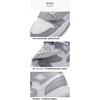 Jordan Air Jordan 1 Mid top Children's Basketball Shoes Gray Blue Children Aged 3 7 Years Old BQ7197-014