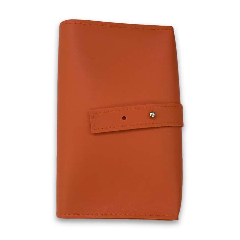Portable PU Leather Travel Roll Bag for Earphones, Chargers, and Digital Accessories