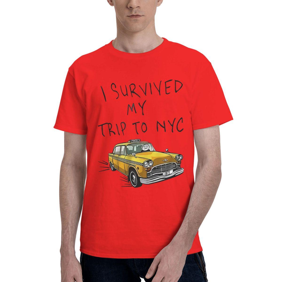 I Survived My Trip To Nyc Spider Movie Tom 1 100 Cotton Casual Breathable Confortable TShirt New Gifts And TShirts Man S