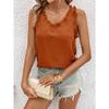 GMXIA Women's Fashion Sleeveless V-Neck Casual Blouses & Shirts