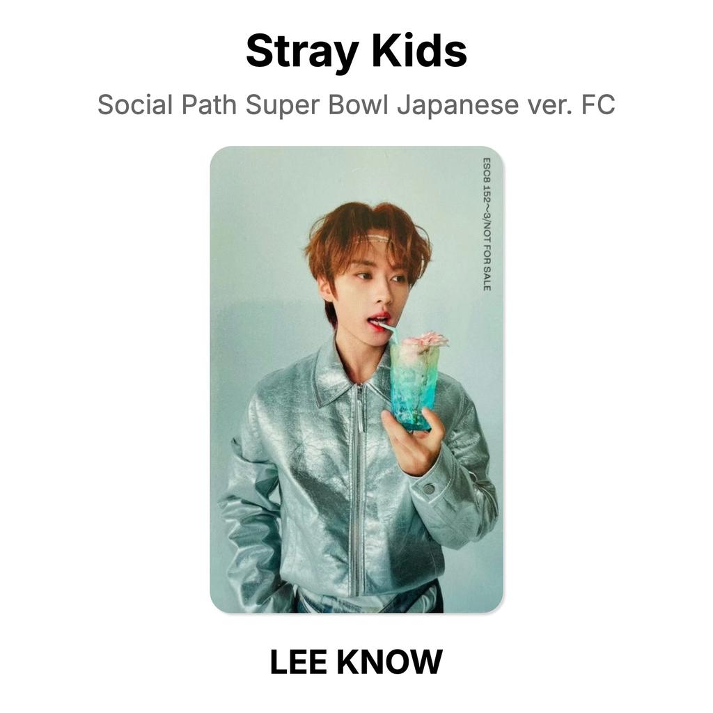 Stray Kids Social Path Super Bowl Japanese ver. FC Official Photocard