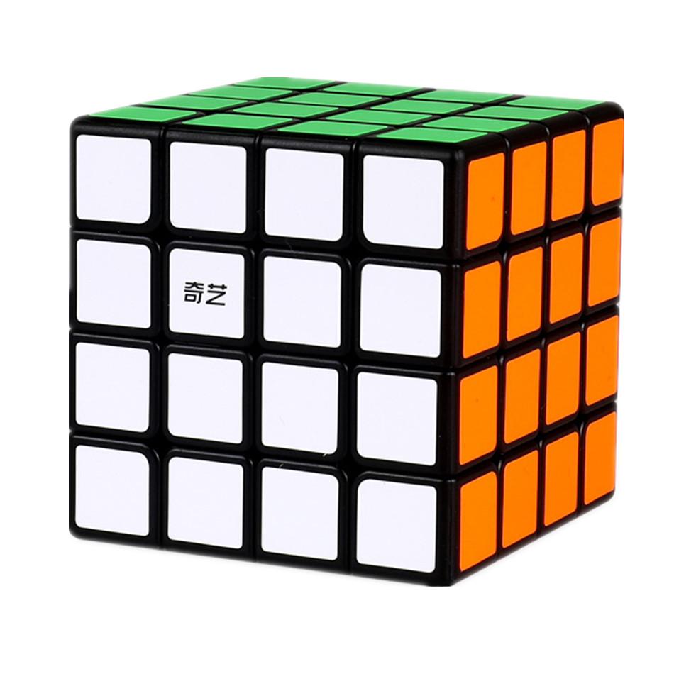 Qiyi Magic Cube 3x3 4x4 Black Stickers Educational Puzzle Magic Cube Toys For Children Kids Gift Toy Cubo Magico