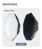 Yingbang 90CM Octagonal Softbox with Bowens Mount for Photography and Live Streaming