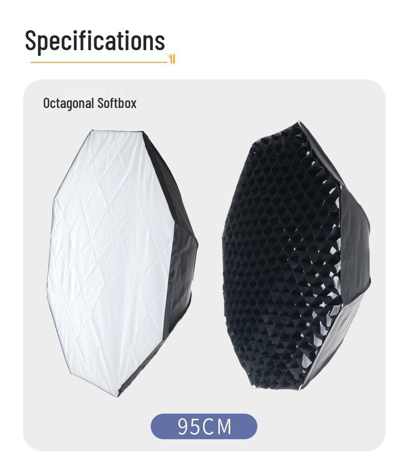 Yingbang 90CM Octagonal Softbox with Bowens Mount for Photography and Live Streaming