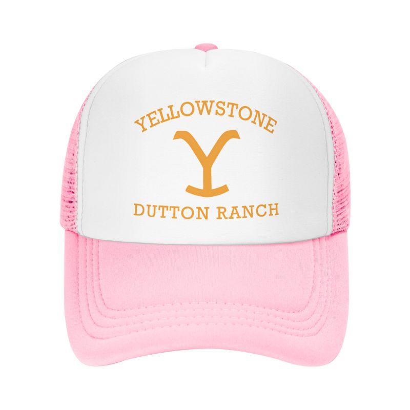 Yellowstone Dutton Ranch Graphic Print Mesh Baseball Cap Unisex Hip Hop Adjustable Snapback Hat Summer Casual Sun Visor Hats
