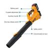 Soffiatore per foglie senza fili brushless ad alta velocità 280000 giri/min 650 CFM 288 MPH Soffiatore portatile per la pulizia esterna Costruzione in acciaio inossidabile