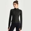 Weiman Fashion Yoga Jacket Top Stand Neck Slim Fit Sports Long Sleeve Outdoor Fitness Zipper Premium Yoga Clothing