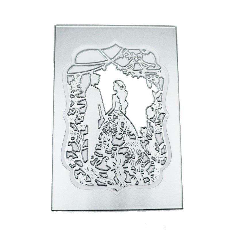 

Прямоугольный свадебный фон, дизайн, стиль, скрапбукинг, ремесло, штамп, 3D DIY, изготовление фестивальных карт серебряный