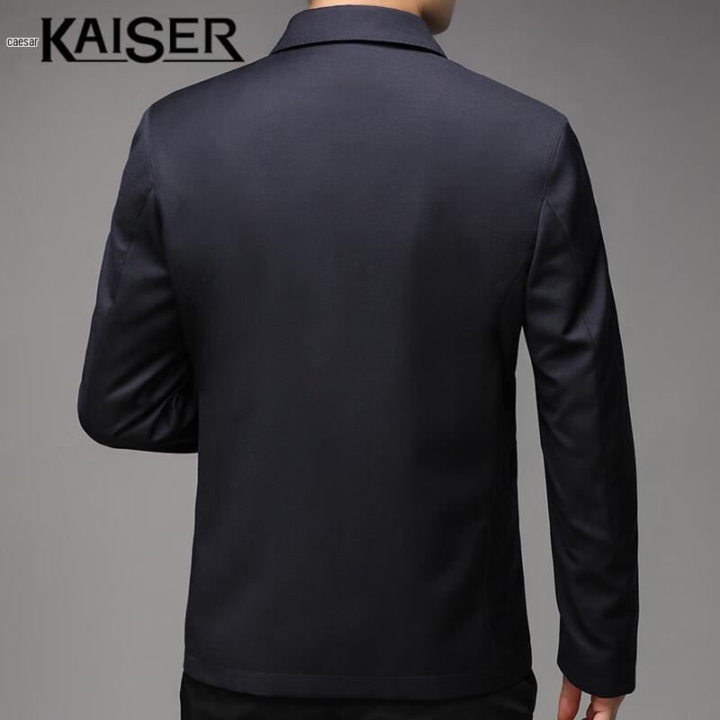 Kaiser Men's Winter Wool Blend Lapel Jacket