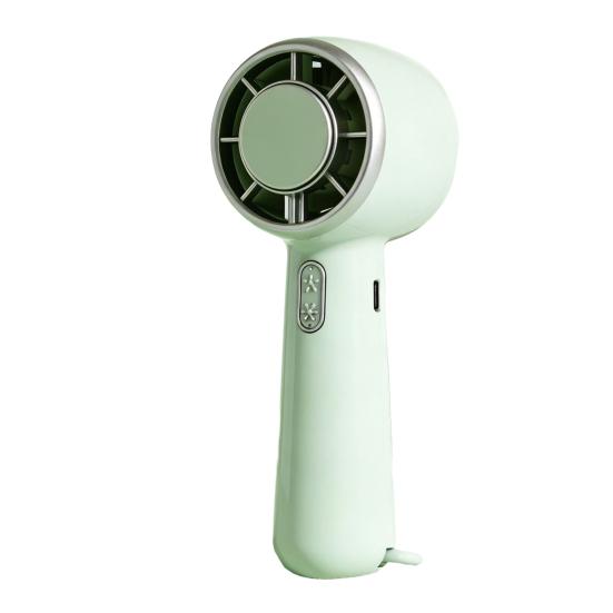 Ice Cooling Mini Handheld Fan Speed Adjustable Small Desk Fan USB Rechargeable Portable