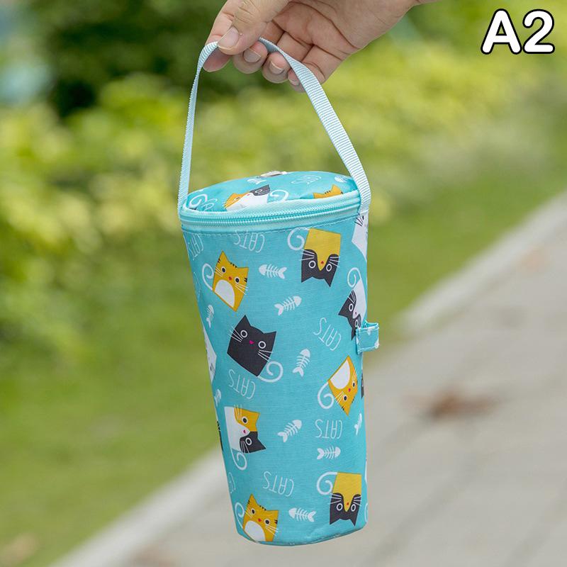 Portable Milk Tea Tote Bag Heat Preservation Bag Eco-Friendly Handbag Carrying Insulated Cup Cover Tumbler Cup Accessories