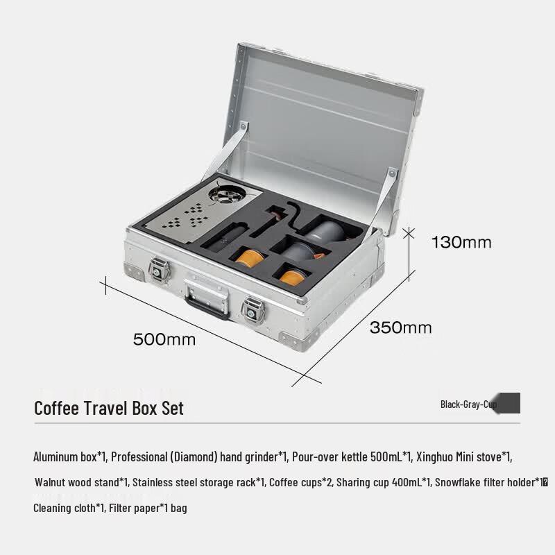 Luing Box Outdoor Aluminum Coffee Kit