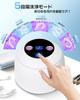 Ultrasonic Cleaner for Dentures, Dentures, Mouthguards, Toothbrushes, and Jewelry. Features include 45000Hz high-frequency vibration, 360° three-dimen