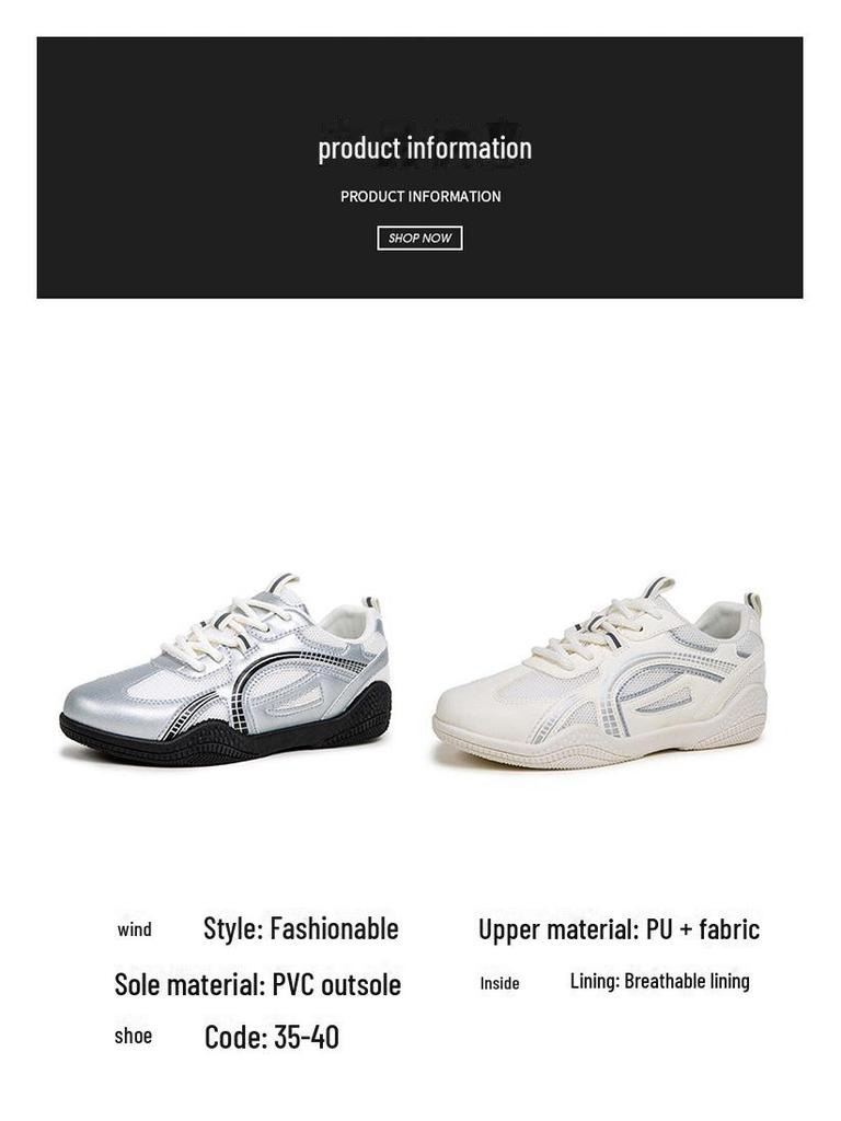 2025 Women's Non-Slip Low-Top Mesh Sneakers: Fashionable, All-Match Athletic Shoes for Students