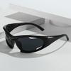 Punk Y2K Woman Sunglasses European American Stylish Outdoor Sun Glasses Future Technology Style Bicycling Sunglass