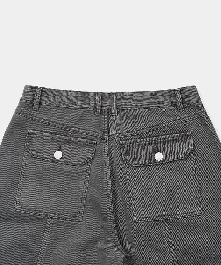 EXCONTAINER Vintage Dyed Cargo Pants (Grey)