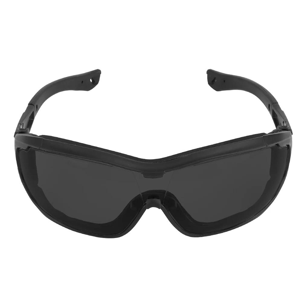 Tactical Goggles Outdoor Shooting Sunglasses Windproof Dustproof Riding Motorcycle Mountaineering Glasses Black-Black lens