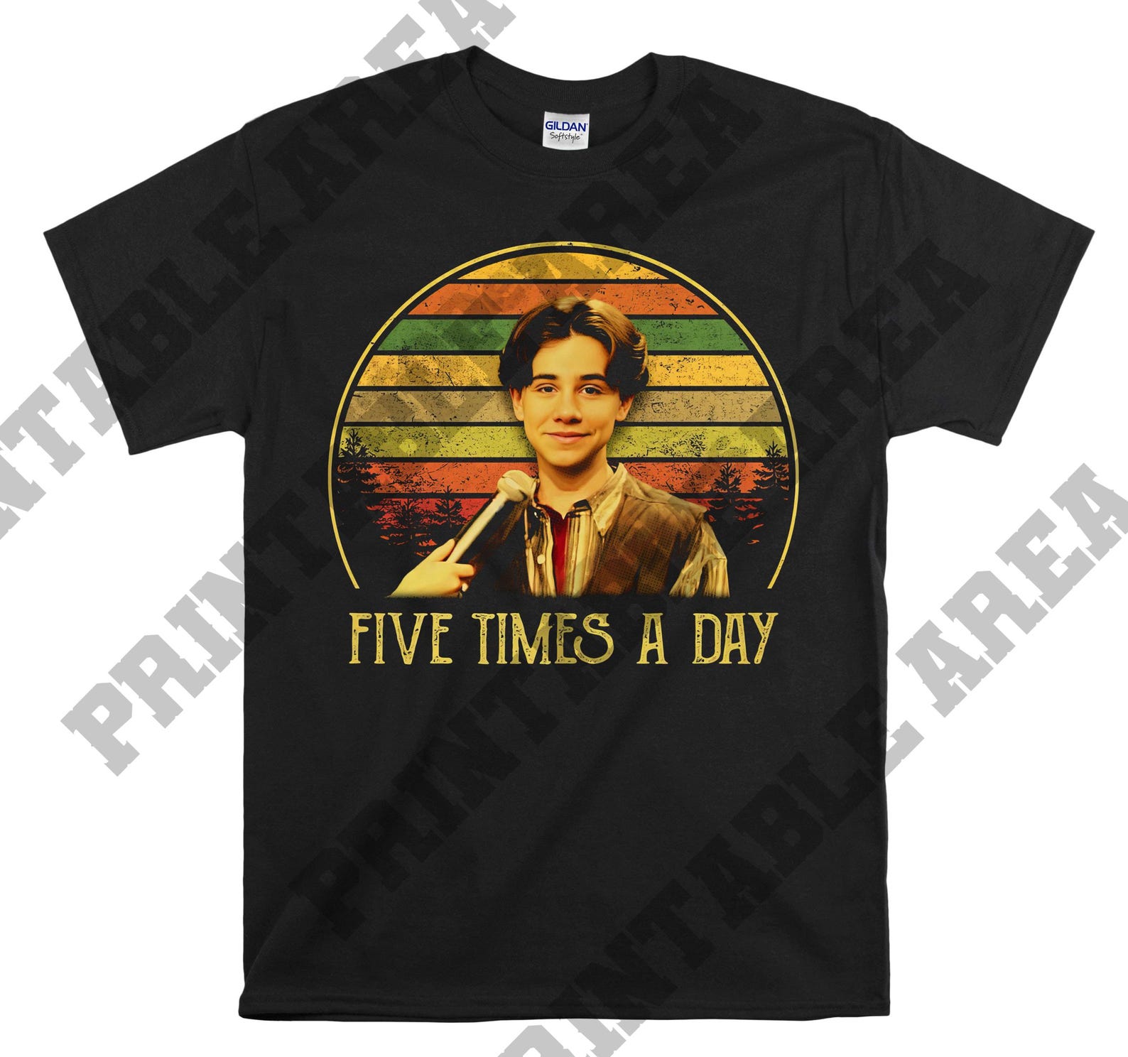 Boy Meets World Shawn Hunter Five Times A Day Vintage Men Unisex T shirt, T shirt, T shirt MO64 M