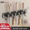 OEING Wall-Mounted Mop & Broom Holder