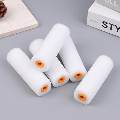 10 Stücke 100Mm Mini Weiß Haltbarer Schaum Farbroller Ärmel Malerei Dekorieren Schwamm Rollen Kunst Sets Malerei Lieferungen