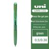 Penna a sfera gel Mitsubishi UMN-155 Click Nera, Pratica d'esame 0,5 mm/0,38 mm