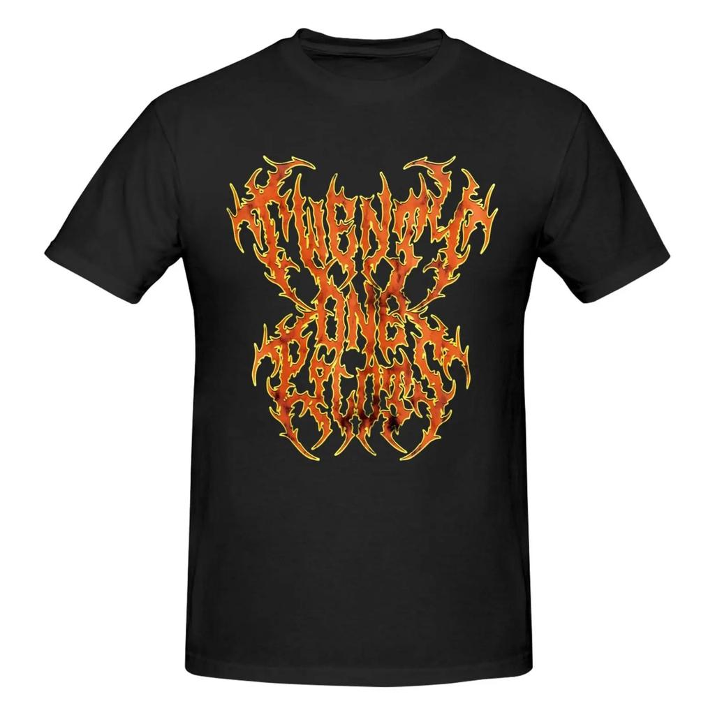 T-Shirt Men's Twenty One Pilots Band Women Men Unisex Short Sleeve Oversized Rapper Hip Hop Punk Street Wear Harajuku Unisex Tee