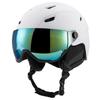 Unisex Skiing Snow Helmet With Integrated Goggle Lens Protection Adults Outdoor Winter Sports Safety Gear