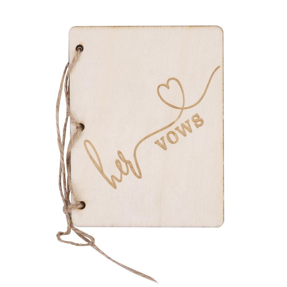 2pcs Wedding Ceremony Party Vow Booklets Oath Book Props Decoration AccessoryType 2