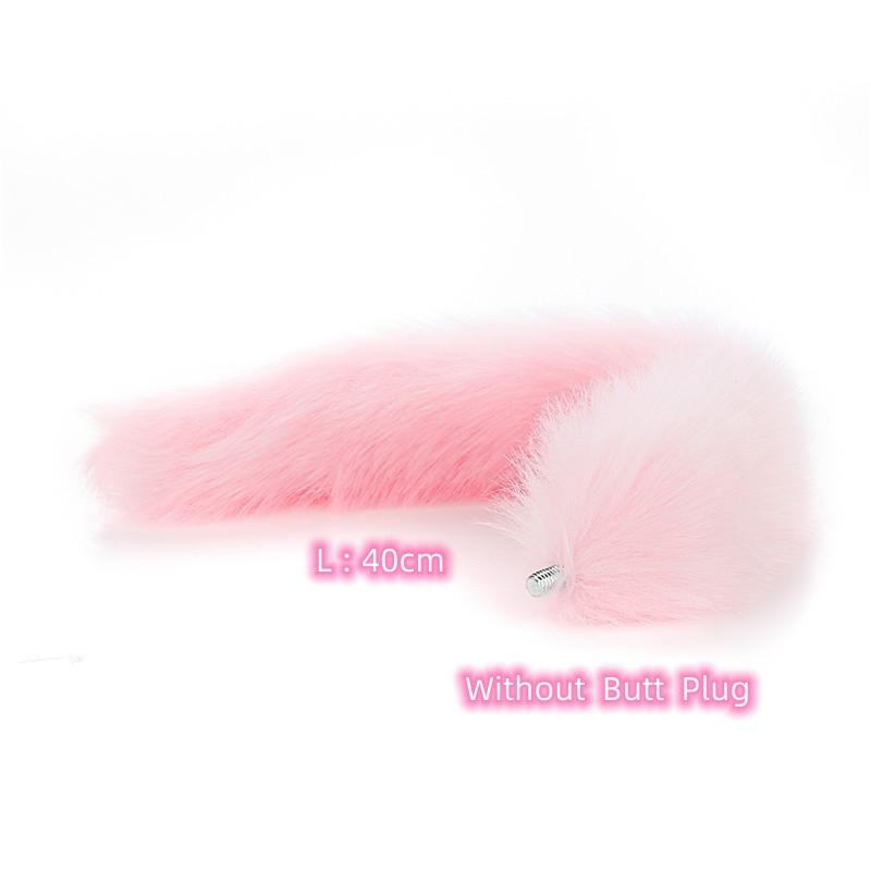 BDSM Faux Fox Tail Anal Plug with Removable Smooth Butt Plug for Men Women Role-playing Adult Games Sex Toys
