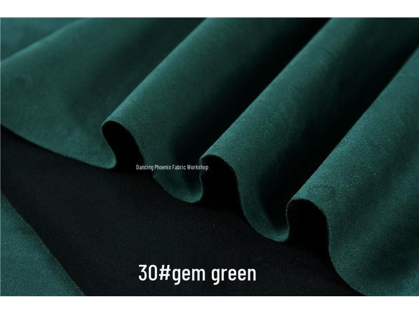 Luxury Snowflake Velvet Suede Air Layer Fabric - Thick, Stretchy, Soft, Delicate Knit