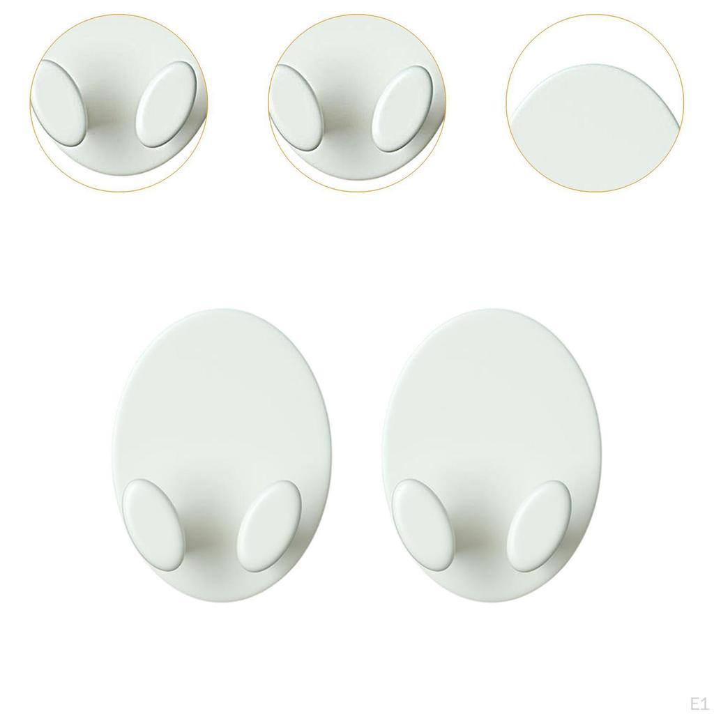 2 Parts Badminton Racket Hook Wall -mounted Racks Easy to Install.