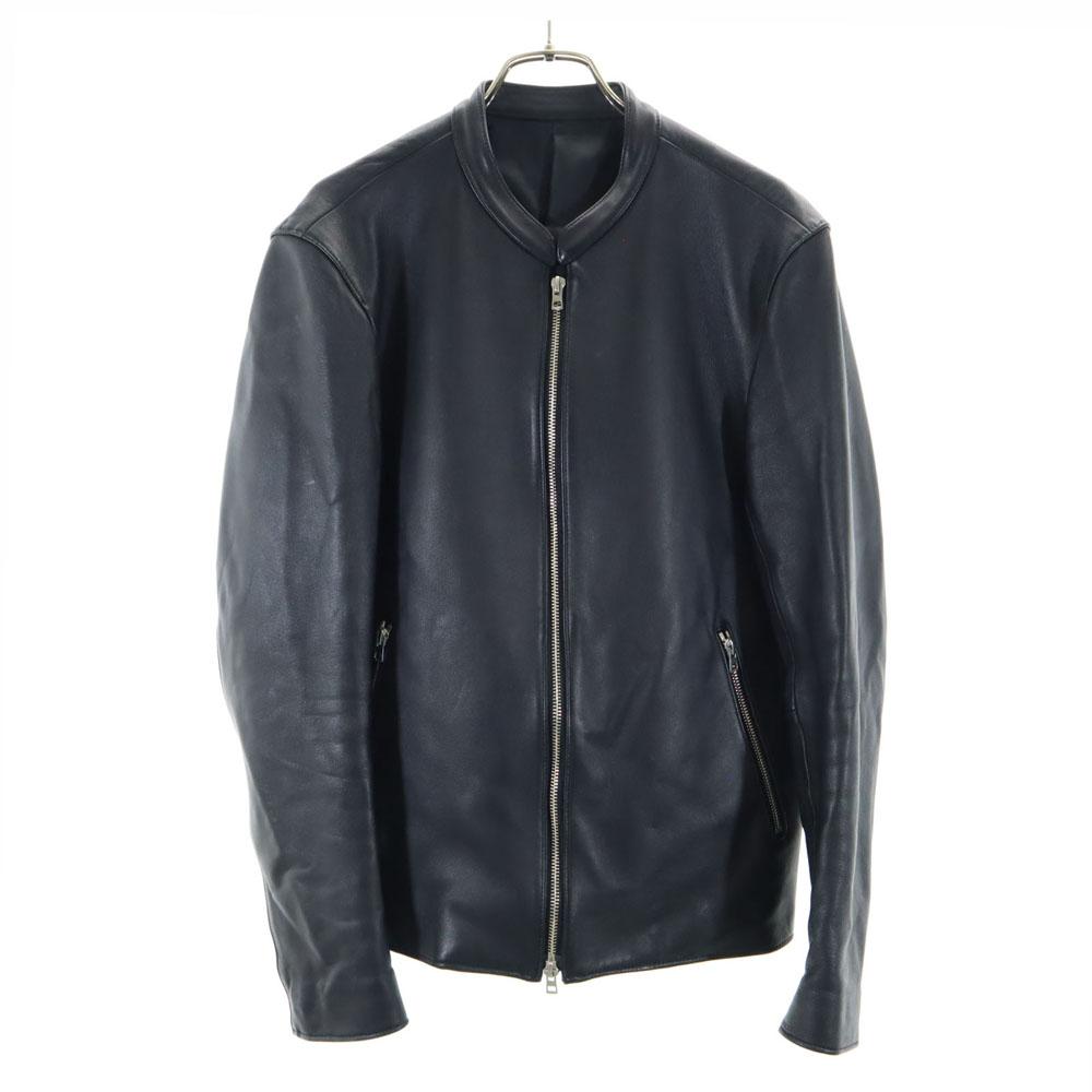 LIDNM made in Japan leather jacket L black Blouson Men's Used