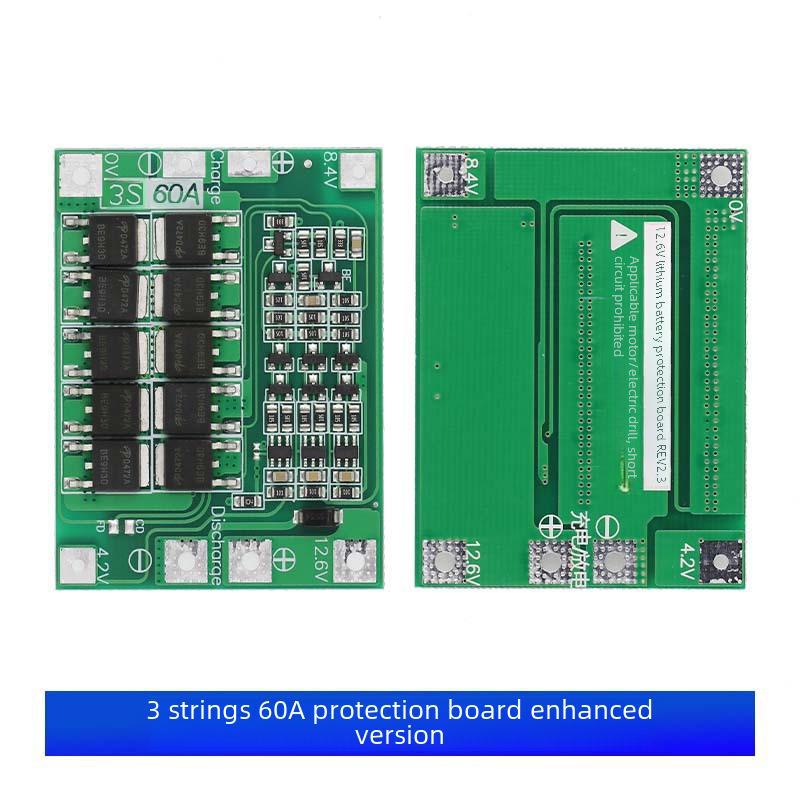 Balanced/Enhanced 3/4 Series 40A-60A Li-ion Battery Charger Protection Board for Power Tools