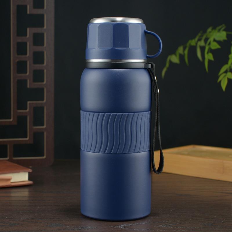 Stainless Steel Large-capacity Insulated Cup Outdoor Travel Kettle Portable Sports Water Bottle