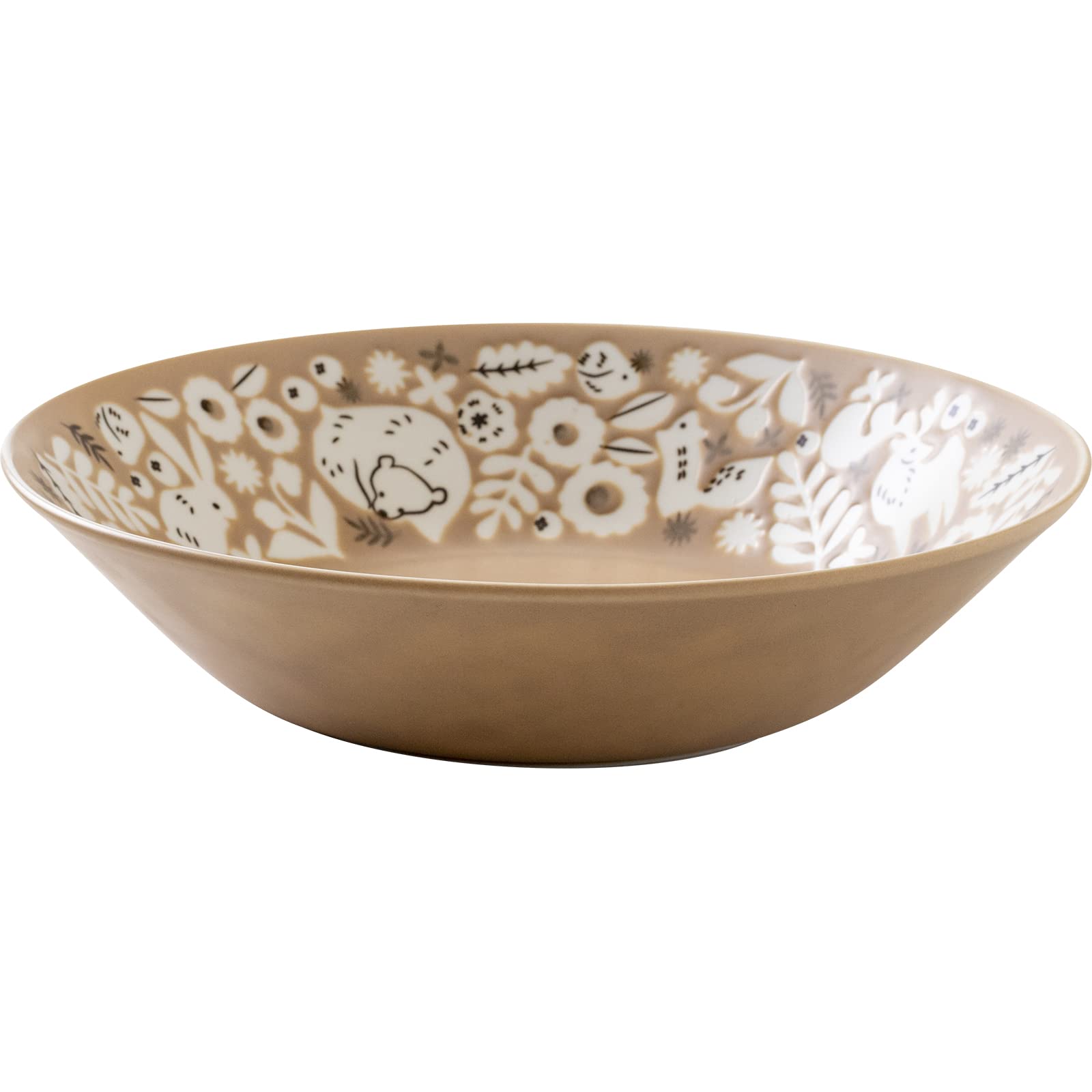 

Минору Керамика Мино Варе KUKKA 225 Глубокая Тарелка Латте