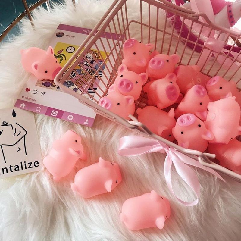 Cute Toys Funny Toys Squeeze Antistress Toy Pig Cartoon Pop Relieve Stress Breathing