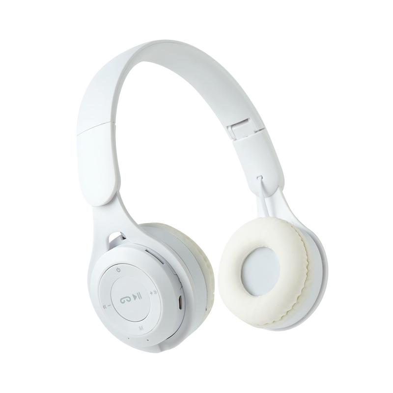 

Y08 Macaron Over-ear Foldable Wireless Bluetooth Headset with Card Slot for Students белый