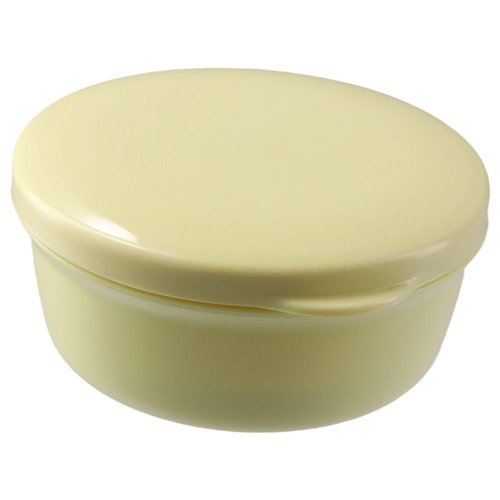 2 Pcs Green and Black Travel Soap Container Blue and White, Round Draining Soap Dish  Business Trip