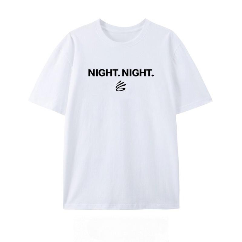 Warriors Curry T-shirt Loose Short-sleeved Sweater I Can Do Al China Line Top Men's Basketball Training Clothes