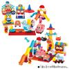 BANDAI BlockLabo Big Ferris Wheel Transformation Anpanman Spinning Amusement Park Block