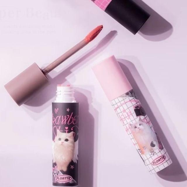 FLORTTE - Special Edition Lip Cream - 3 Colors (N04-6) #N06 Orange Brown - 2.3g