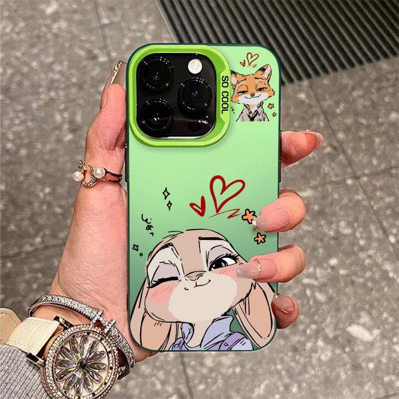 Judy Rabbit Silver Phone Case for Apple iPhone 12 Pro Max/13/14/15 Plus/16/17