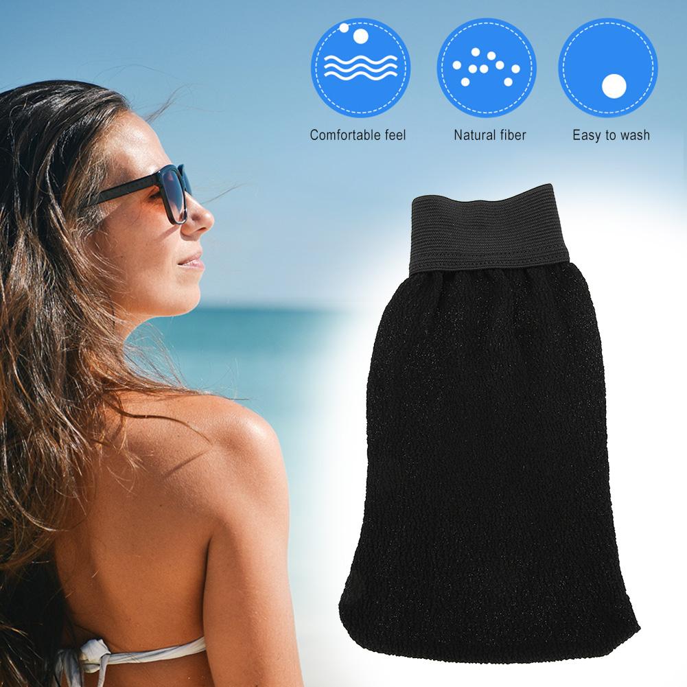 Přírodní rostlinné vlákno Koupel Sprcha Měkká rukavice Drbátko na tělo Odstraňte odumřelou kůži (Hrubší)