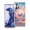 Transparent Phone Case for Xiaomi Mi 14 13 12 11 Ultra 13T 12T 11T Poco X3 NFC F3 F6 Pro Lite 5G Soft TPU Shell Cute Cloud Bags