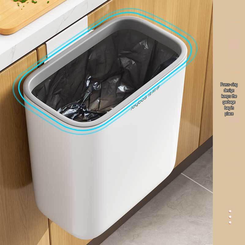 Jiabangshou 9.4L Wall-Mounted Lidless Trash Can