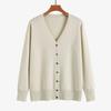 Women S Long Sleeve V Neck Cardigan Sweater Casual Style