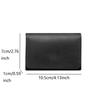 Leather Business Card Case Holder for Men and Women Credit Card Holders Vintage Cards Wallet Hasp Bifold Small Wallets