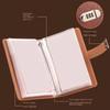 PU Leather Money Savings Challenge Binder Cash Envelopes Binder  Bank Card Storage