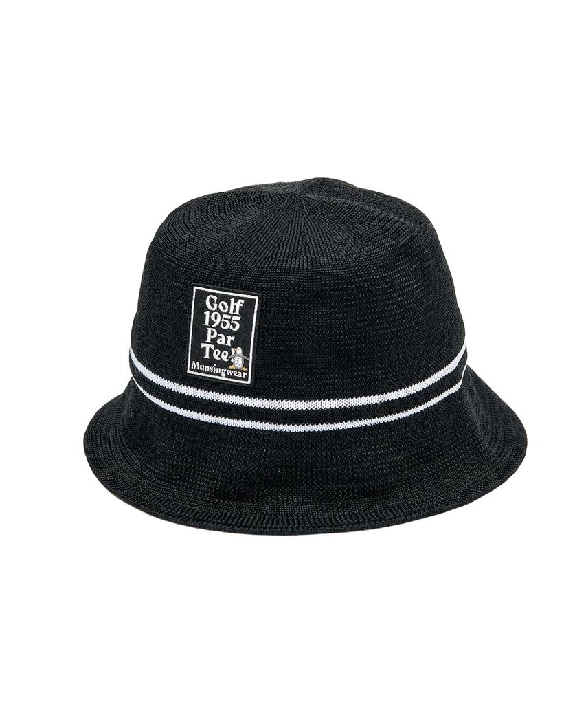[Munsingwear] Lightweight Bucket Hat, UV Protection, Sun Protection, Washable at Home, Sporty, Golf, MG5SCP75L, Women's, BK00 (Black)
